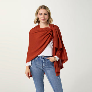 Kiara Pull Thru Wrap - Rust