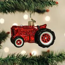 46099 Old Farm Tractor Ornament - OWC
