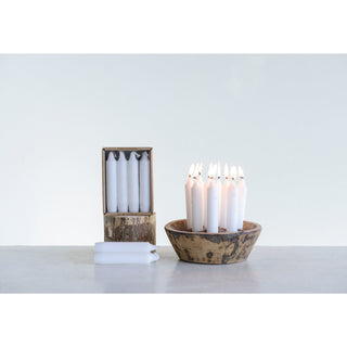 Unscented White 5" Taper Candle