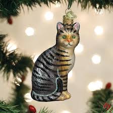 12554 Tabby Cat Orn