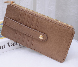 Saige Slim Cardholder Wallet - Mocha