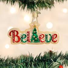 36180 Believe Ornament