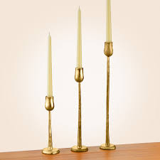 Auric Candlestick 2.5" x 11.5" Brass