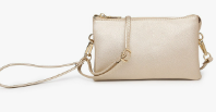 M013-GD Riley Crossbody- Gold