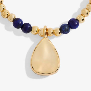 A Little "September Birthstone" Gold Bracelet