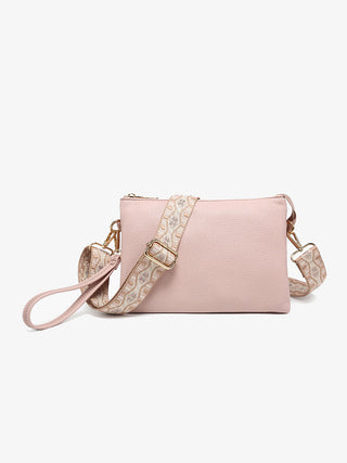 M2056-BLS Izzy Crossbody w/ Guitar Strap - Blush