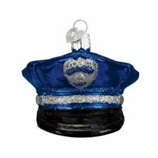 32138 Police Officer cap Orn