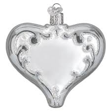 30055 25th Anniversary Heart Orn.