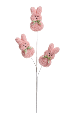 Easter Bunny Spray 24" - Pink