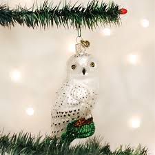 16079 Great White Owl Orn