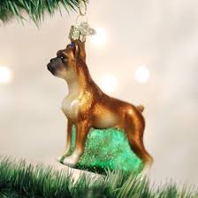 12304 - Boxer Ornament - OWC