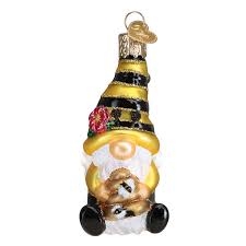 24226 Bee Happy Gnome Orn.