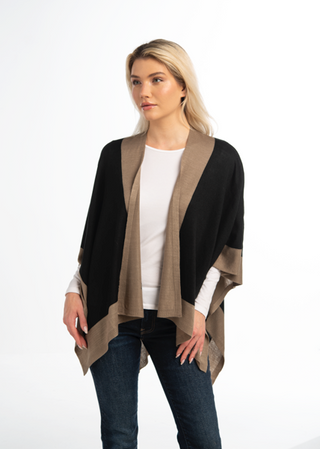 Border Bordeaux Cardi Wrap