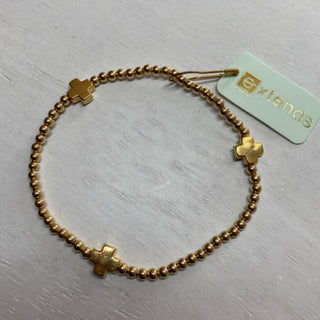 Extends - Signature Cross Gold Bracelet