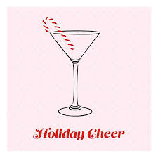 Holiday Cheer Cocktail Napkin