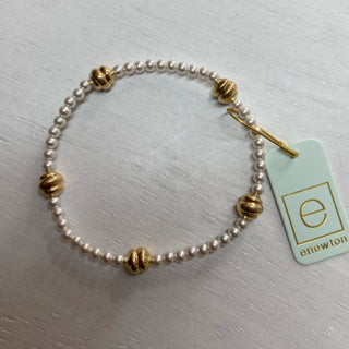 Admire Small Gold Pearl 3mm Bracelet