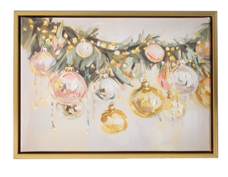 13.5" Twilight Tidings Garland Wall Art