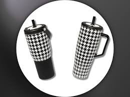 Rise 35oz - Houndstooth Black/White