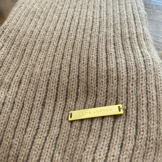 Knitted Scarf Soft Tan