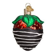 28116 Chocolate Dipped Strawberry Orn