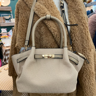 Lucia - Khaki Handbag w/strap