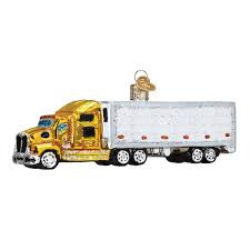 46070 Semi Truck Ornament - OWC