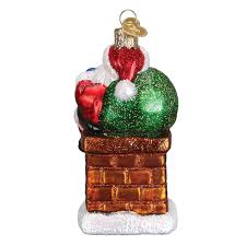 40297 Chimney Stop Santa Orn