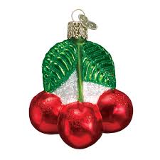28050 Cherries Ornament - OWC
