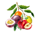 Tall Silver Tea Tin - Organic Fruit Cup