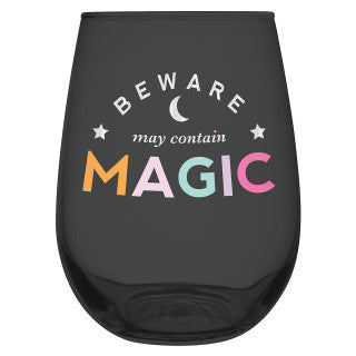 Stemless Glass Beware Magic