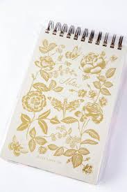 English Rose Desktop Spiral Notepad