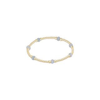 Purpose Gemstone 4mm Bracelet - Aquamarine