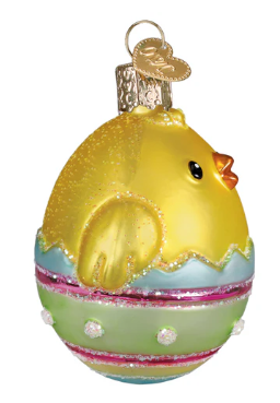 32848 - Chick In Easter Egg Ornament - OWC
