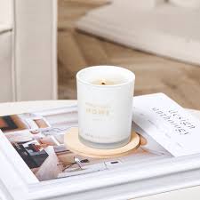 Sentiment Candle - Home Sweet Home - Duck egg blue