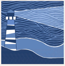 Lighthouse Cocktail Napkin