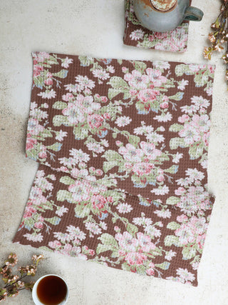 Apple Blossom Tea Towel Nutmeg