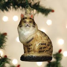 12583 Maine Coon Cat Orn