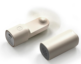 Easy Breezy Portable Fan + Power Bank - Natural