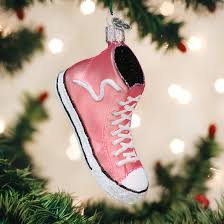 32315 Pink High-top Sneaker Orn