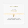A Little "Prayer" Bracelet Gold