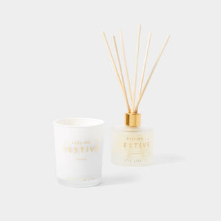 KL DOORBUSTER Christmas Mini Set 'Feeling Festive' Candle/Reed diffuser