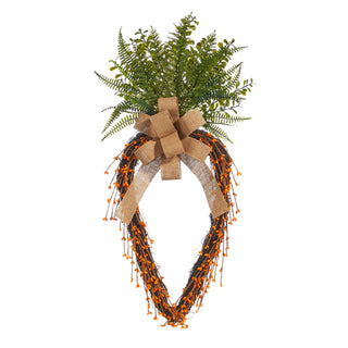 Grapevine Carrot Wreath - multicolor 28" W4406626