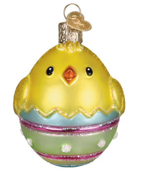 32848 - Chick In Easter Egg Ornament - OWC
