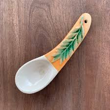 Hand-painted Spoon with Handle