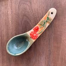 Hand-painted Spoon with Handle