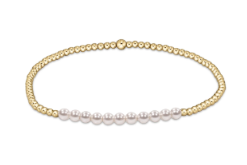 Blissful Gold Pearl 2mm Bracelet