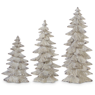 3011108Sm Cream/Glitter Tree
