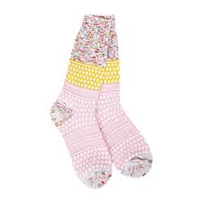Whimsical Multi 904 Holiday Gallery Textured Crew- WS Sock
