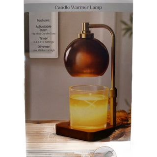 Amber Sphere Candle Warmer Lamp