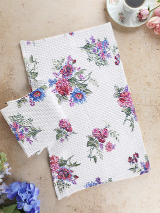 Russian Chintz Ivory Tea Towel
